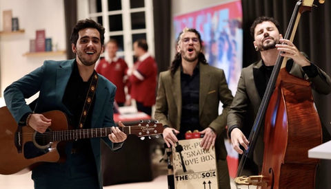 Band performance at luxury wedding